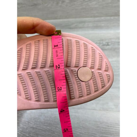 Crocs Baya Women's Sandal Platform Flip Flop Thong Slip-On Rubber 8 Pink Shoes - Picture 11 of 11